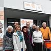 Treffen der Tafel-Macher zu 25 Jahre Singener Tafel (von links): Renate Schwarz-Massat (Schriftführerin), Margot Kammerlander ...