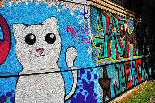 Bild 13: Graffitis, Kaugummiautomaten, Unterführungen: Friedrichshafen von seiner hässlichsten Seite