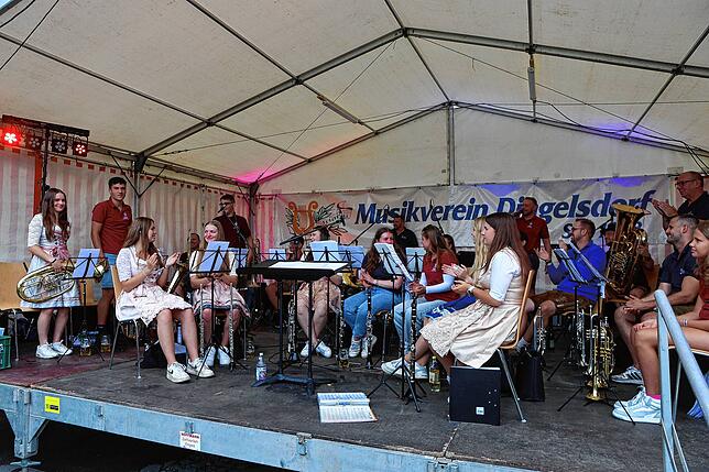 Bild 11: Frühschoppen und Flohmarkt locken die Besucher – so endet das Dingelsdorfer Herbstfest 2024
