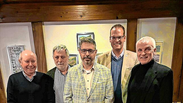 Engagieren sich für die CDU (von links): Lothar Hoch (Schatzmeister), Bernhard Dold (Vorsitzender CDU-Ortsverband Nußbach), Georg ...