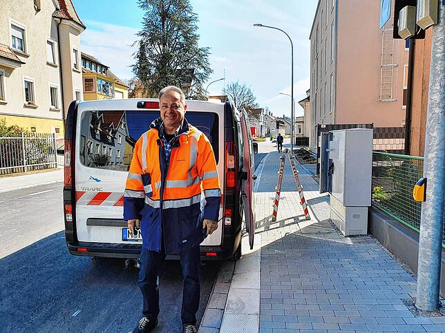 Bild 3: Freie Fahrt auf der Fürstenbergstraße, die Bauarbeiten sind vorbei: So sieht der frisch erneuerte Straßenabschnitt aus