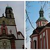 Die Münsterkirche St. Fridolin in Bad Säckingen (links) und die Kirche Mariä Himmelfahrt in Tiengen werden die römisch-katholischen ...