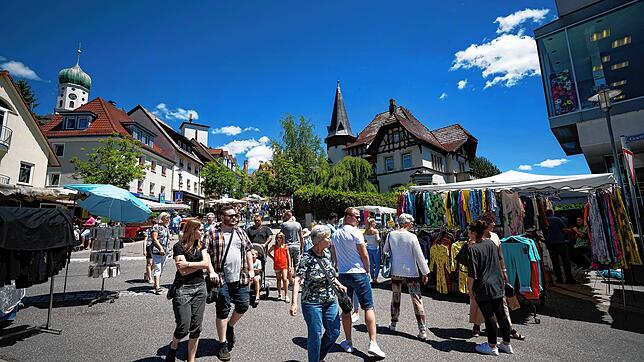 Der Straßenmarkt im vergangenen Jahr. Auch in diesem Jahr wird die Goethestraße am 24. Juni wieder ein Teil davon sein. Für die ...