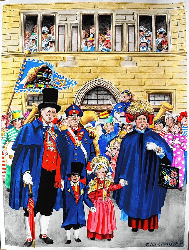 An der Fastnacht 2018 mussten die Überlinger Narren auf ihre Narrenmutter Wolfgang Lechler verzichten. Peter Graubach, sonst in der ...