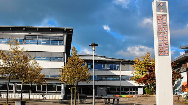 Das Nellenburg-Gymnasium in Stockach im Oktober 2021.