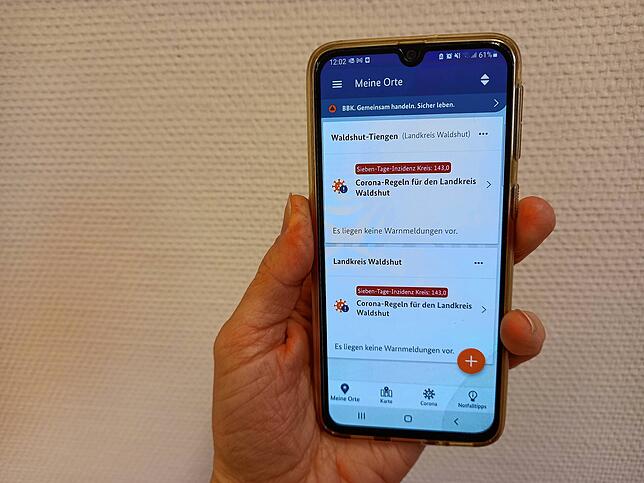 Die Warn-App Nina spielt auch beim bundesweiten Warntag am 8. Dezember eine wichtige Rolle.