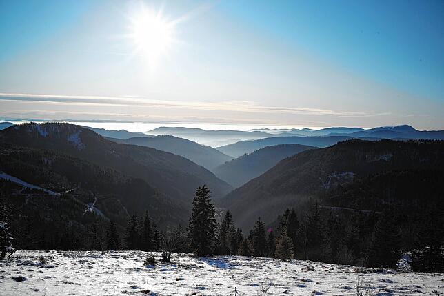 Ein Bild vom Hochschwarzwald, mit dem das neue Buch von Jürgen Glocker beworben wird. Das Foto hat er unter dem Pseudonym Fred B. ...