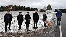 Frank Porten, Peter Hanke, Sebstian Stiegeler, Felix Schreiner, Daniela Kirner-Arnold und Andreas Zimmermann (von links) vor wenigen ...