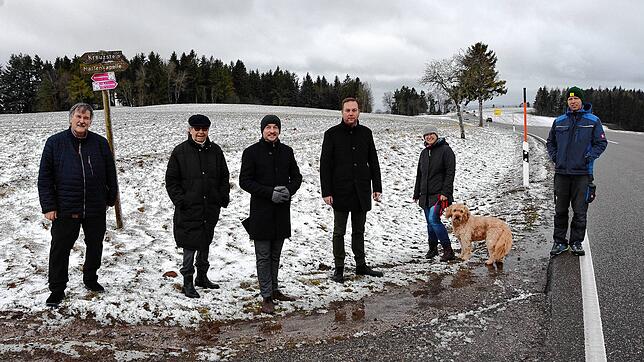 Frank Porten, Peter Hanke, Sebstian Stiegeler, Felix Schreiner, Daniela Kirner-Arnold und Andreas Zimmermann (von links) vor wenigen ...