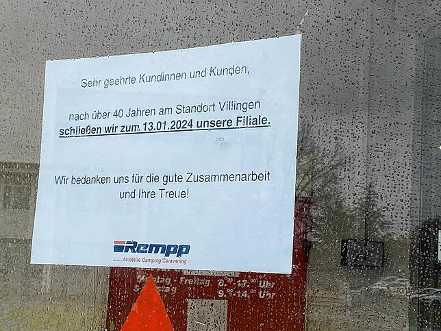 Am 15. Januar ist Schluss.