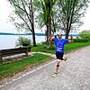 Der Stockacher Ultraläufer Benedikt Hoffmann, hier auf der Strecke des Überlinger Halbmarathons 2018, wird beim virtuellen Lauf am ...