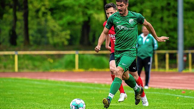 Stark: Philipp Stark &ndash; hier ein Archivbild &ndash; brachte den SV Rheintal in der Partie gegen den FC Geißlingen mit 2:1 in ...