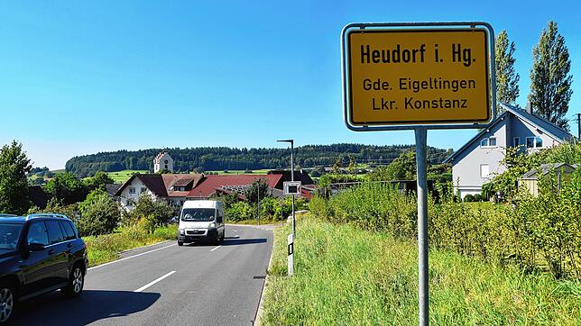 Neben Eigeltingen kämpft auch der Ortsteil Heudorf mit Verkehrslärm und Geschwindigkeitsübertretungen.