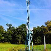 Wasserscheiden-Skulptur von Peter Klink.