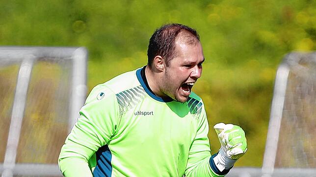 Kirchen-Hausens Torhüter Fabian Stihl erwartet mit seinem Team den FC Löffingen.