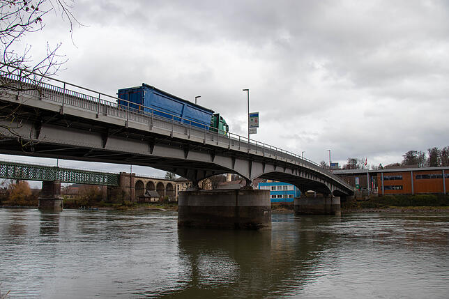 Täglich rollen Tausende von Fahrzeugen über die Rheinbrücke zwischen Waldshut und Koblenz.