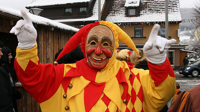 Ein fester Bestandteil der Blumberger Fastnacht sind die Hofnarren der Narrengesellschaft.