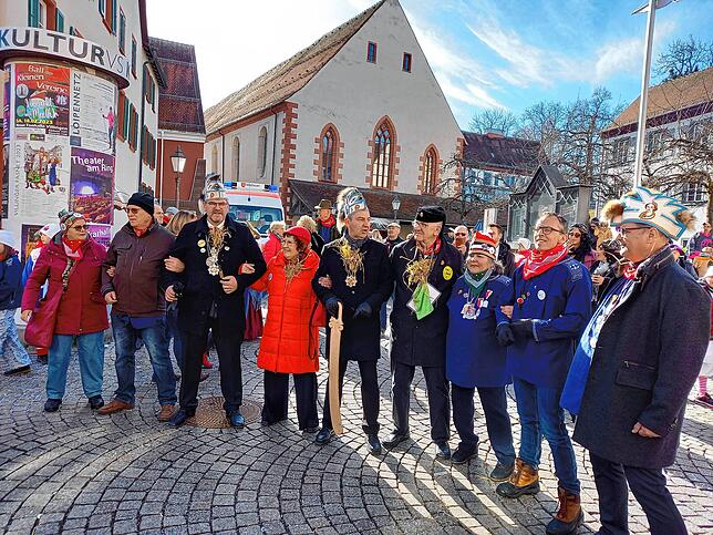 Klare Sache, geschunkelt wird auch, wenn das Villinger Schunkellied erklingt.