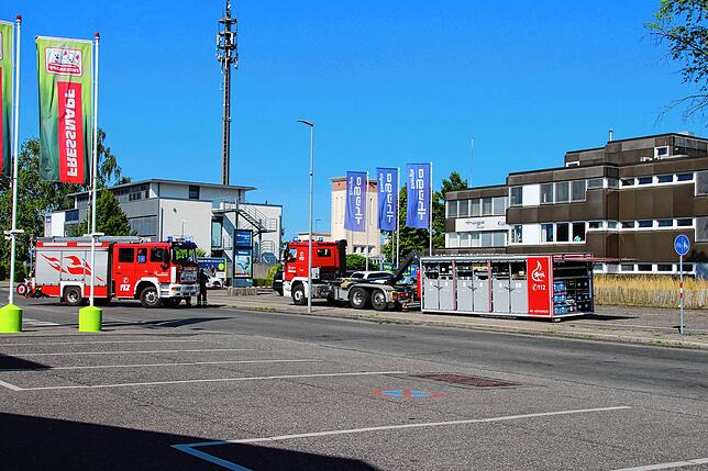 Die Singener Feuerwehr wurde gestern wegen einer leckgeschlagenen Gasflasche alarmiert.