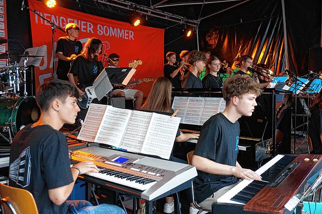 Bild 4: Tiengener Jazzfest verbreitet gute Laune